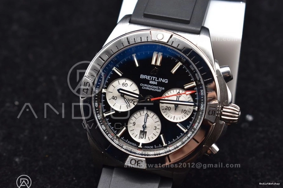 Navitimer Chrono Wht Attractive 43mm 1:1 427 A L-Black LE SS B01 Best Version BLS 0706